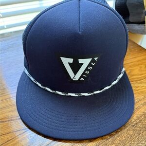 VISSLA Midnight Blue Trucker Cap